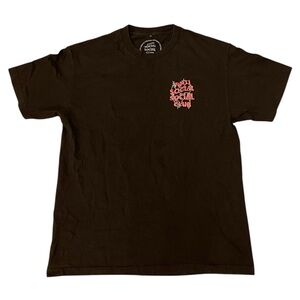 ⛓️ANTI SOCIAL SOCIAL CLUB BARBARA BARBED WIRE GRAPHIC BLACK SHORT SLEEVE T-SHIRT